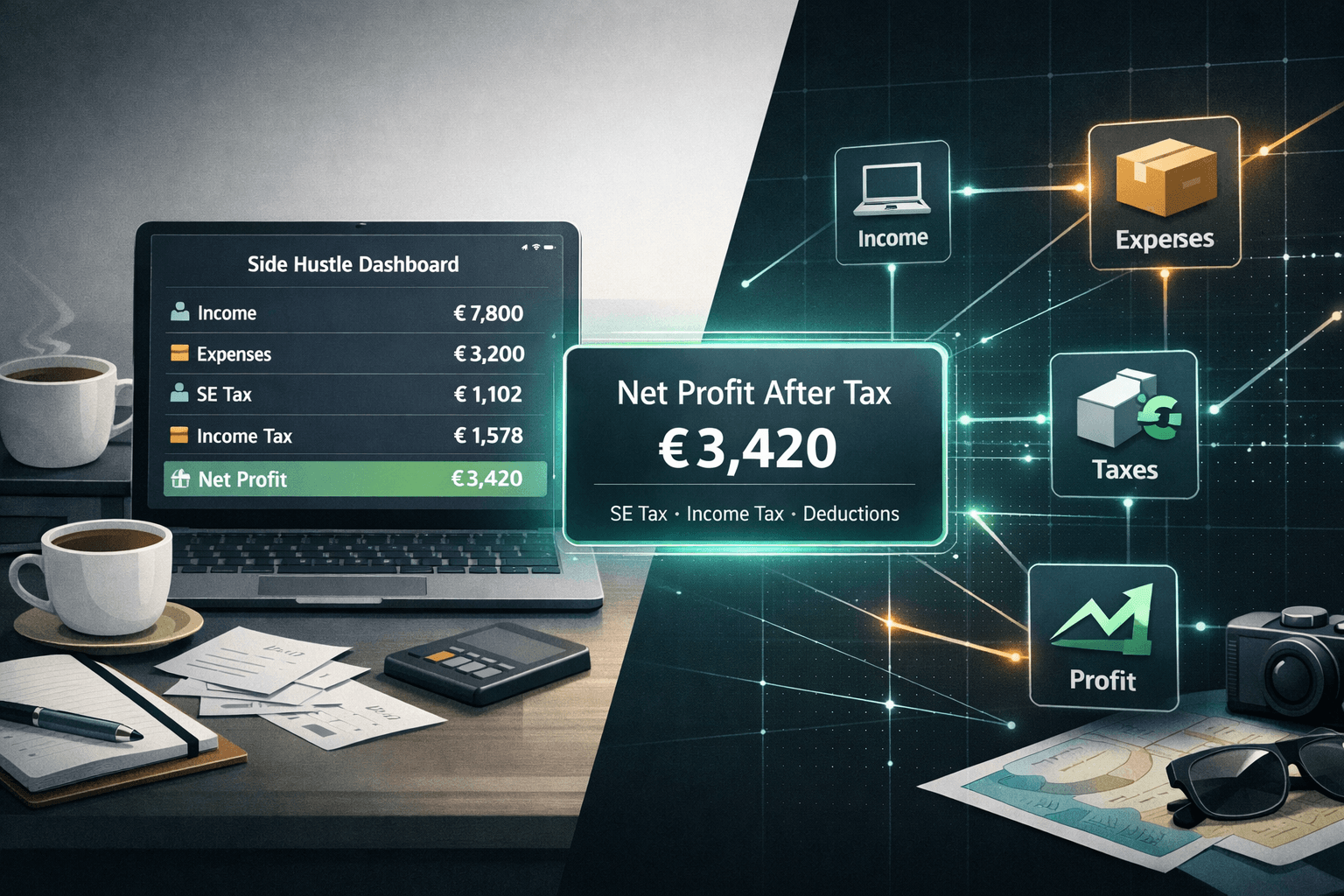 Tracker Spese Side Hustle: Monitora Entrate, Riduci le Tasse, Tieni di Più nel 2026